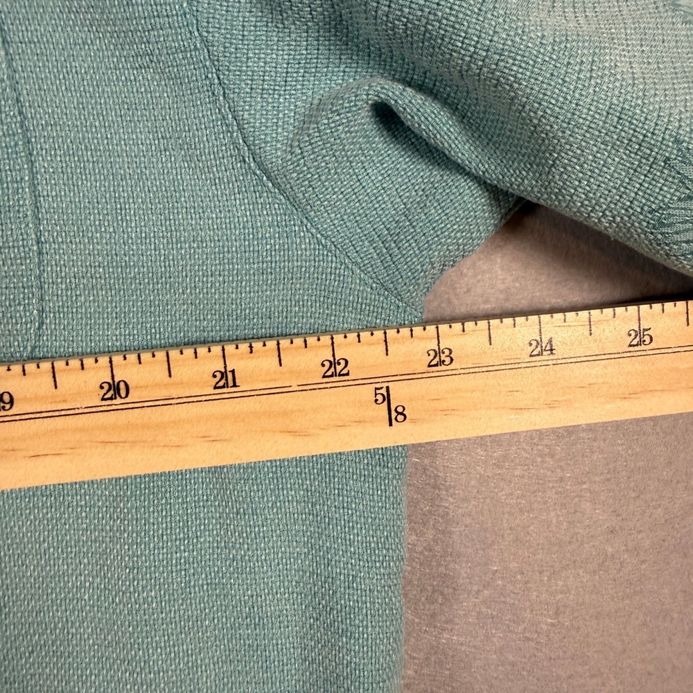 Tommy Bahama Mens 100% Silk Camp Shirt Size M Teal Blue Pineapple Print Hawaii - Picture 8 of 9